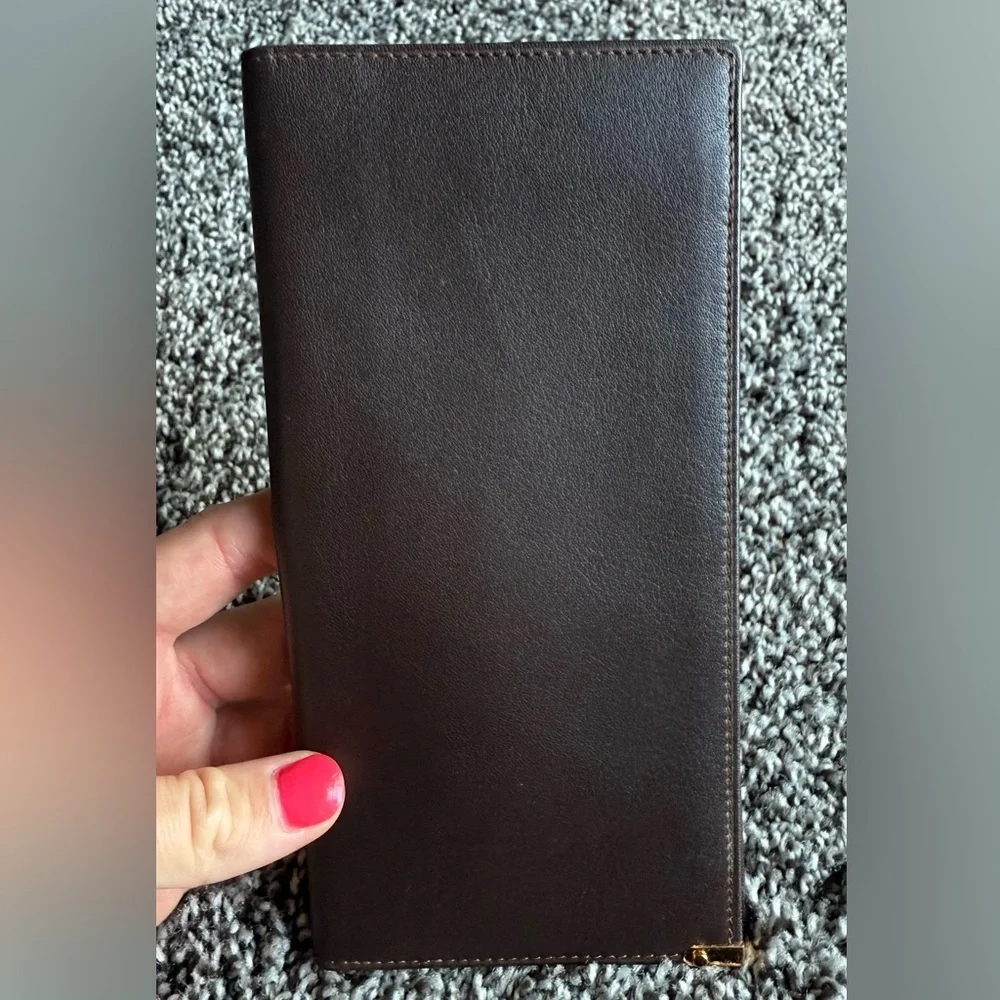 Loewe brown long wallet